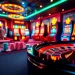 Explore the exciting online casino experience at 79king.com, featuring vibrant poker tables and engaging slot machines.