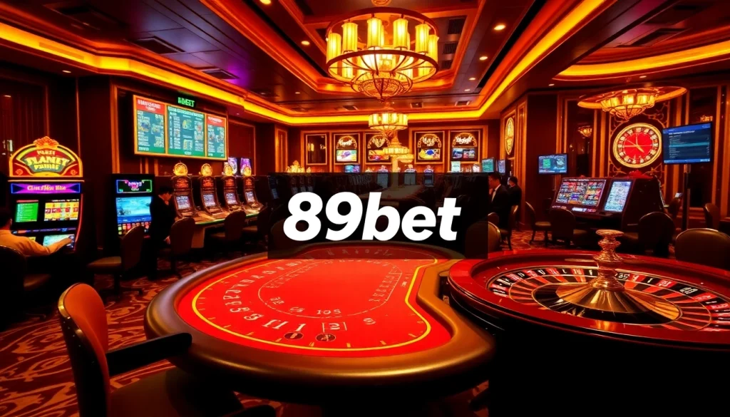 Đăng Nhập 89bet to join the excitement at a lively casino table surrounded by players and sparkling slot machines.